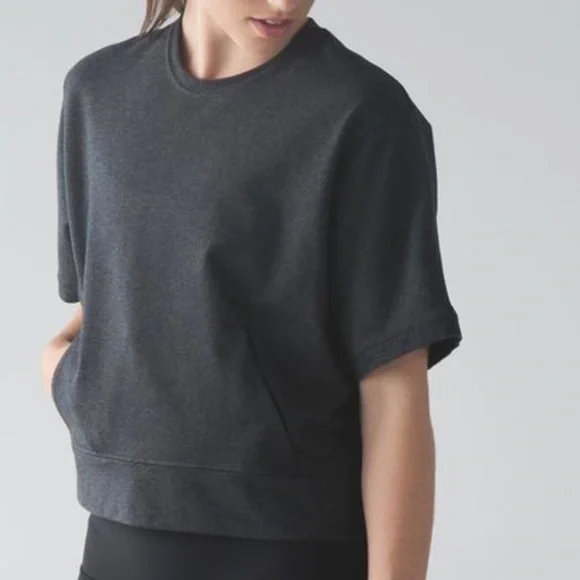 Lululemon short clearance sleeve sweatshirt